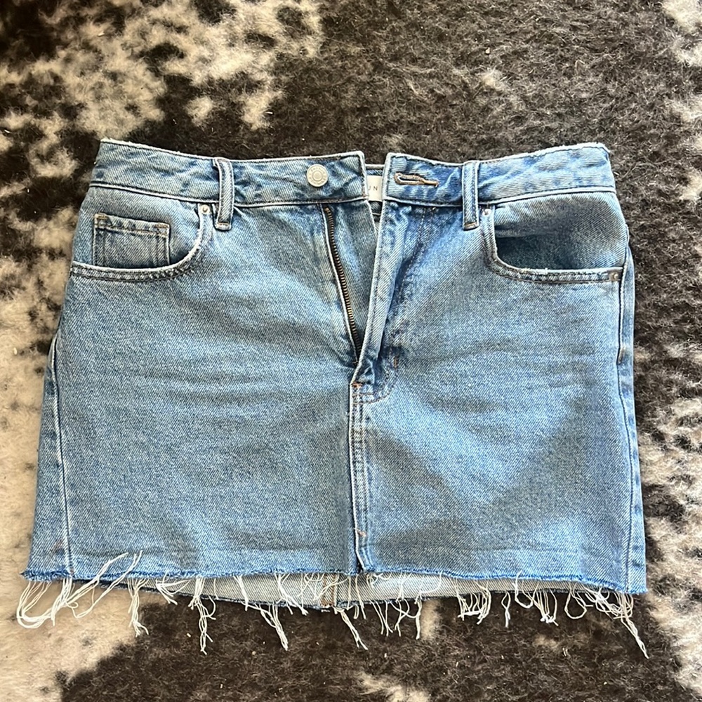 pacsun denim skirt